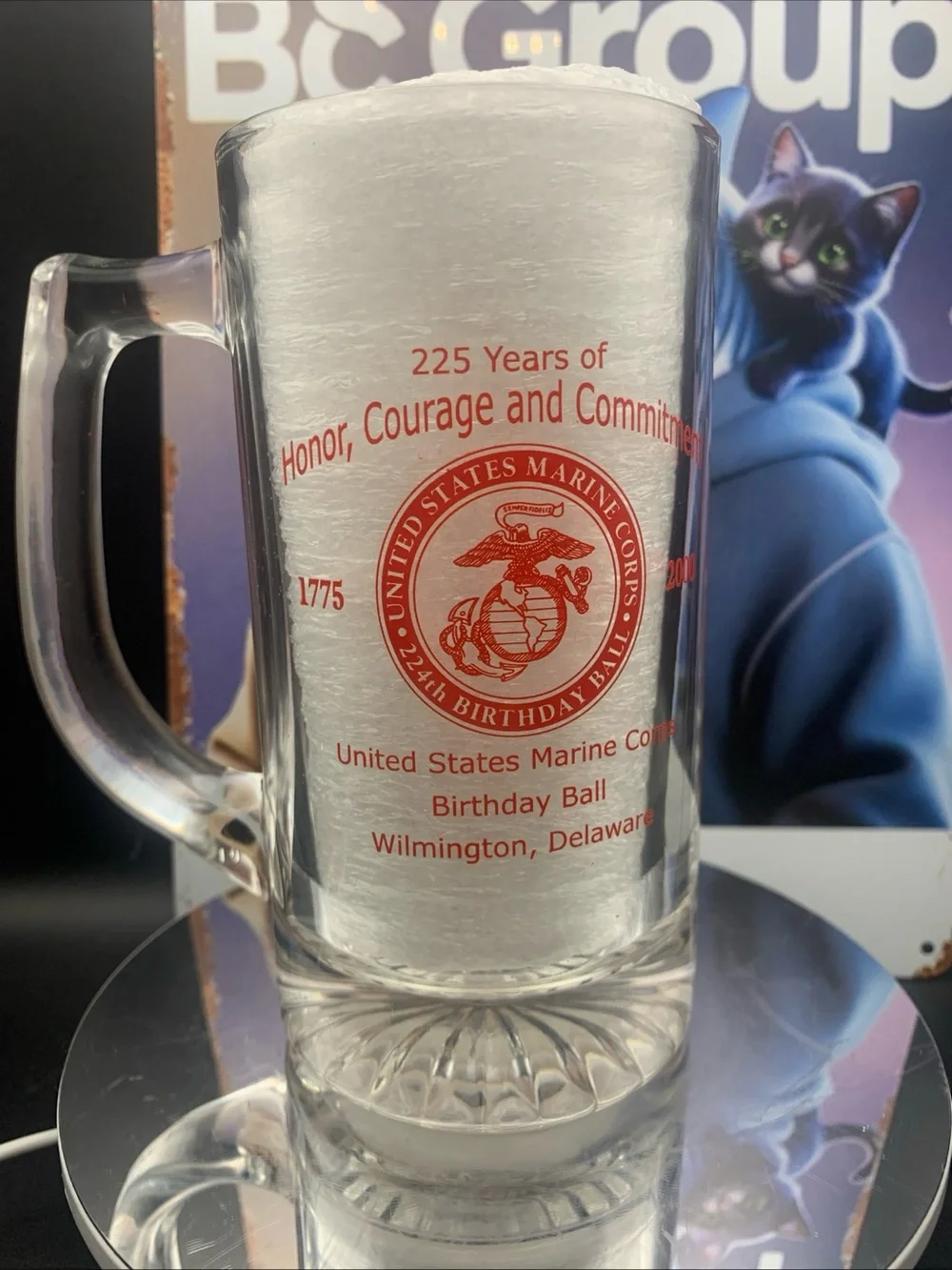 Vintage Marine Corps Birthday Ball 2000 Honor Courage Commitment Wilmington DE